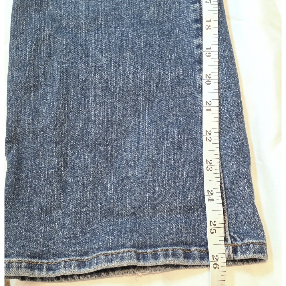Frame Denim Women's Jeans Size 29 Blue Bixby High Rise Crop Mini Bootcut - Picture 12 of 13